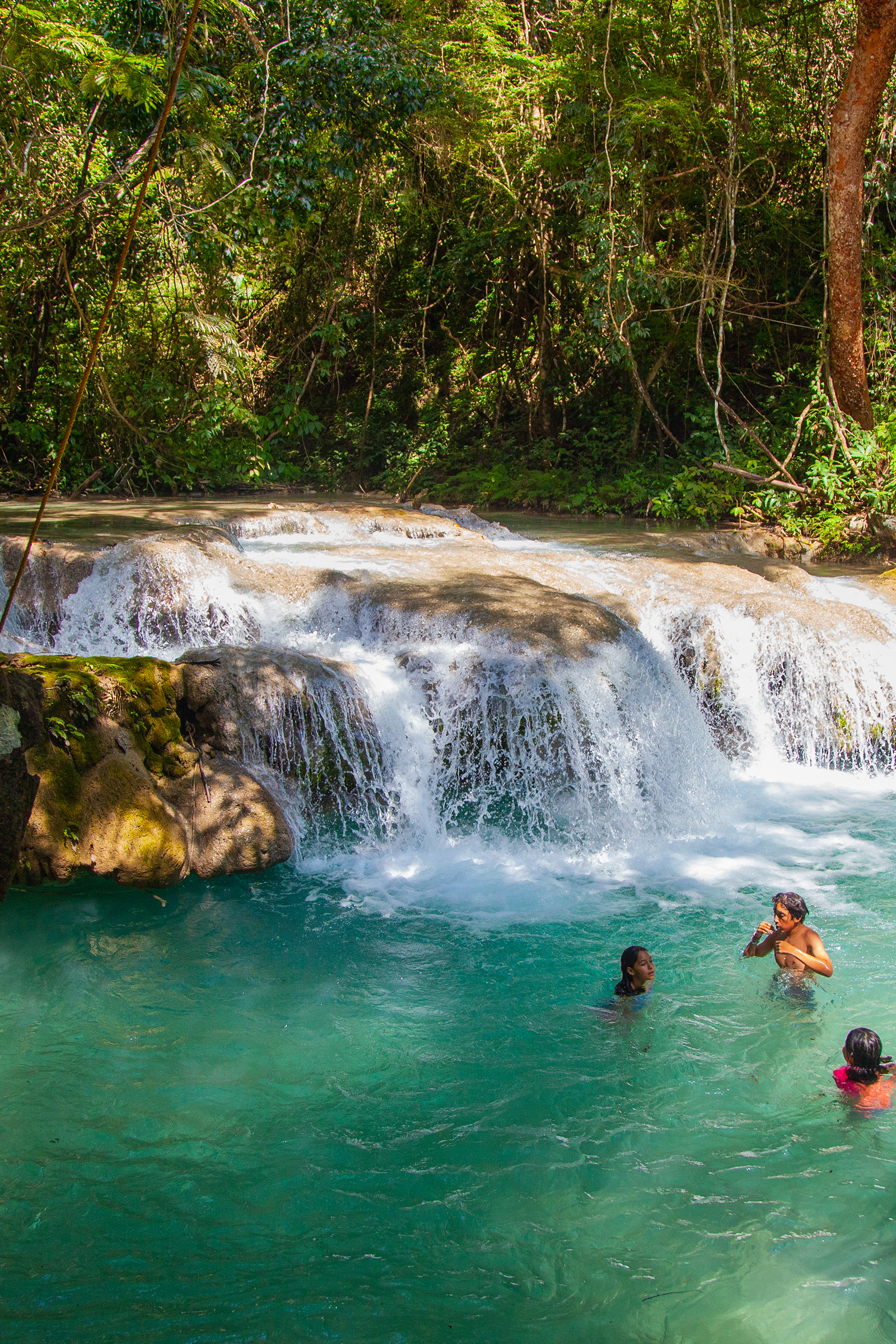 Waterfalls in the Huatulco mountains